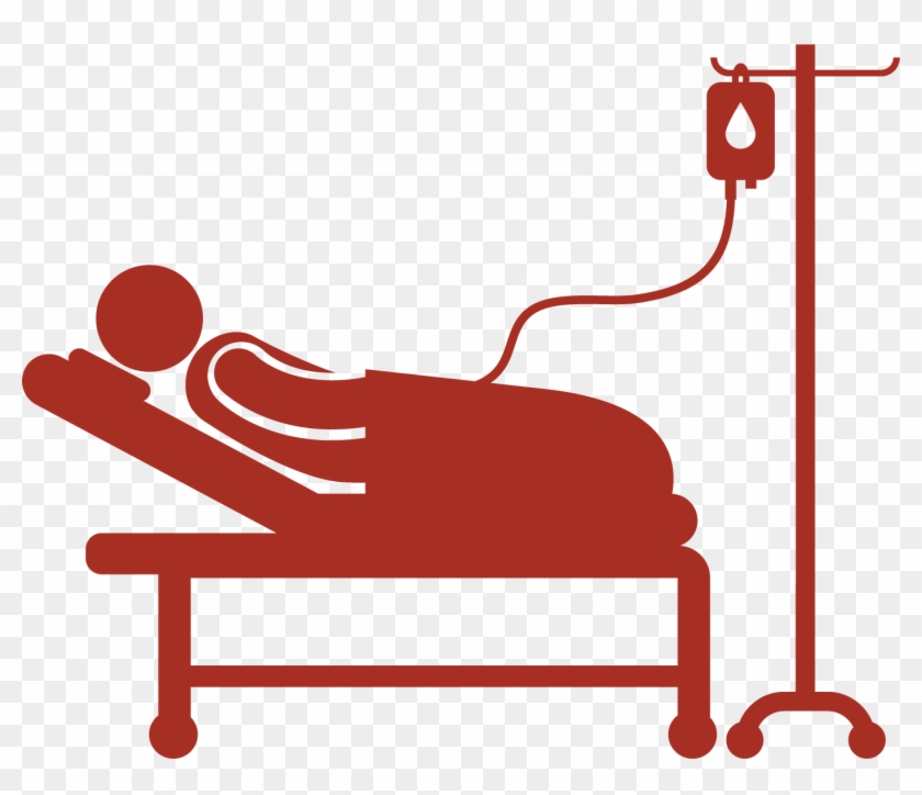 Svg Free Library Patient In Hospital Bed Clipart.
