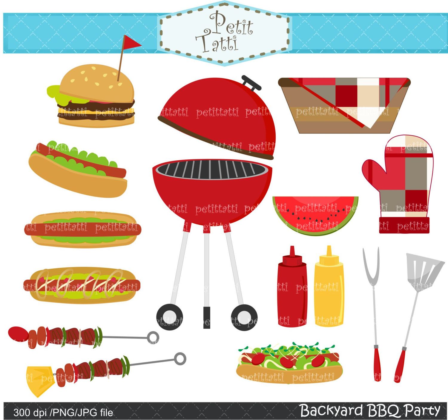 Grilling clipart patio party, Grilling patio party.