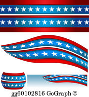 Patriotic Banner Clip Art.