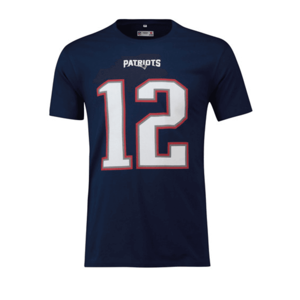 Fanatics NFL New England Patriots Tom Brady Player Name & Number T.