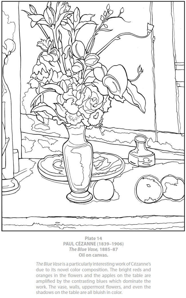 Dover Publications Dover Masterworks: Color Your Own Cezanne.