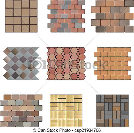 Vector Clipart of Paving stone.
