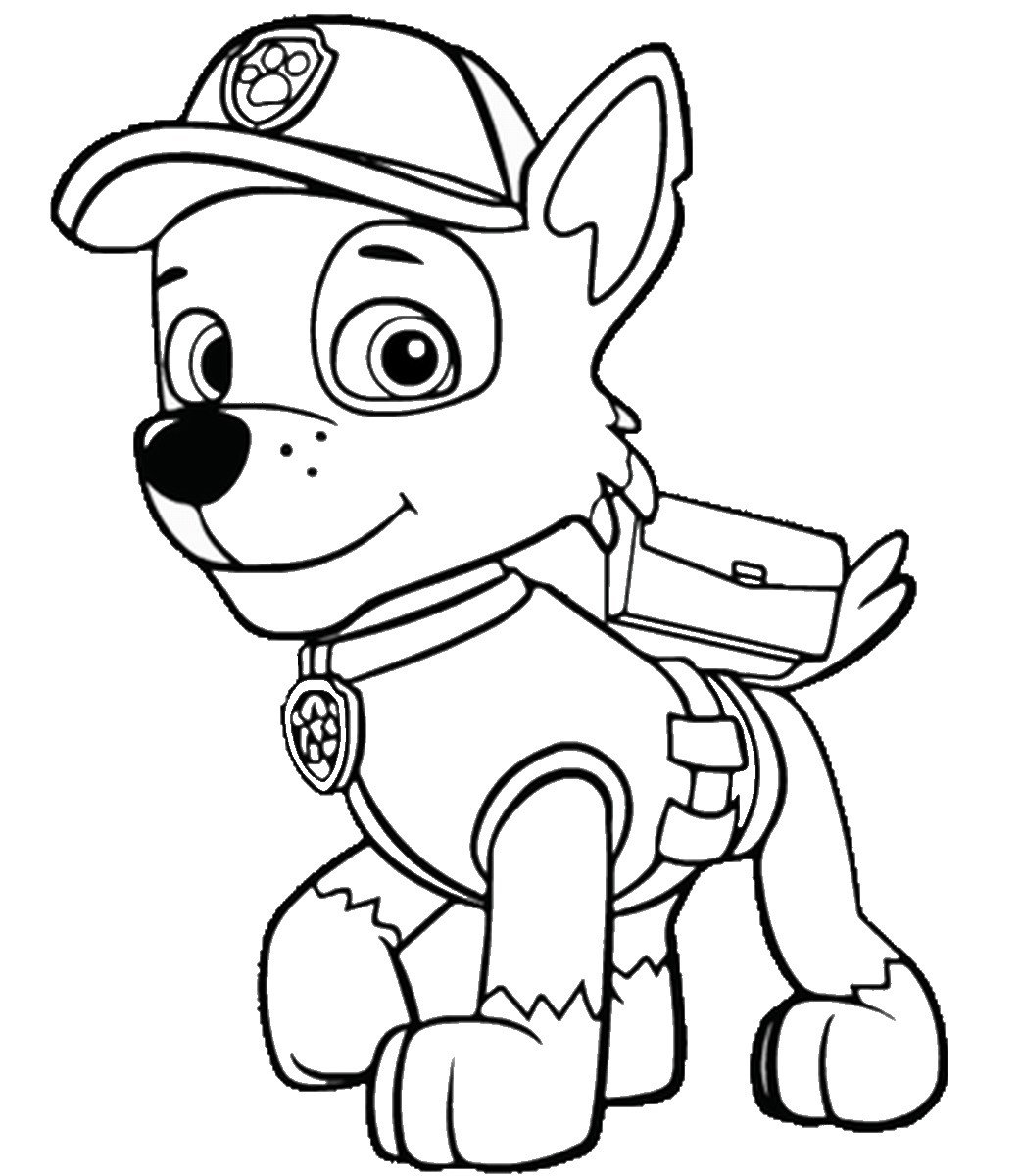 Paw patrol clipart black and white 3 » Clipart Station.