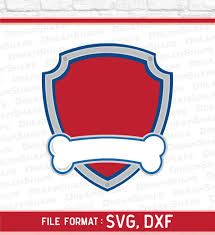 paw patrol bone free printable svg