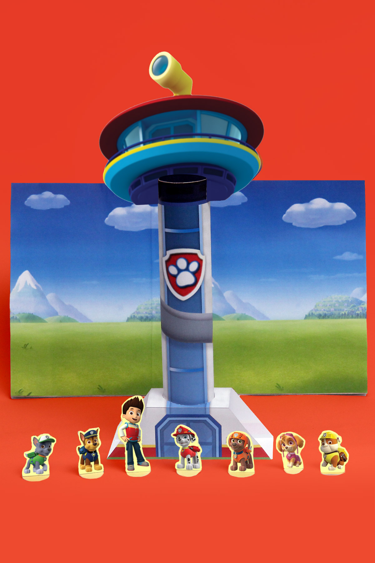 Printable Paw Patrol Tower