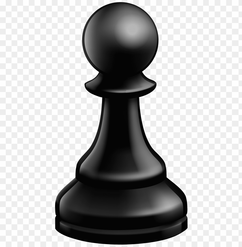 Download pawn black chess piece clipart png photo.