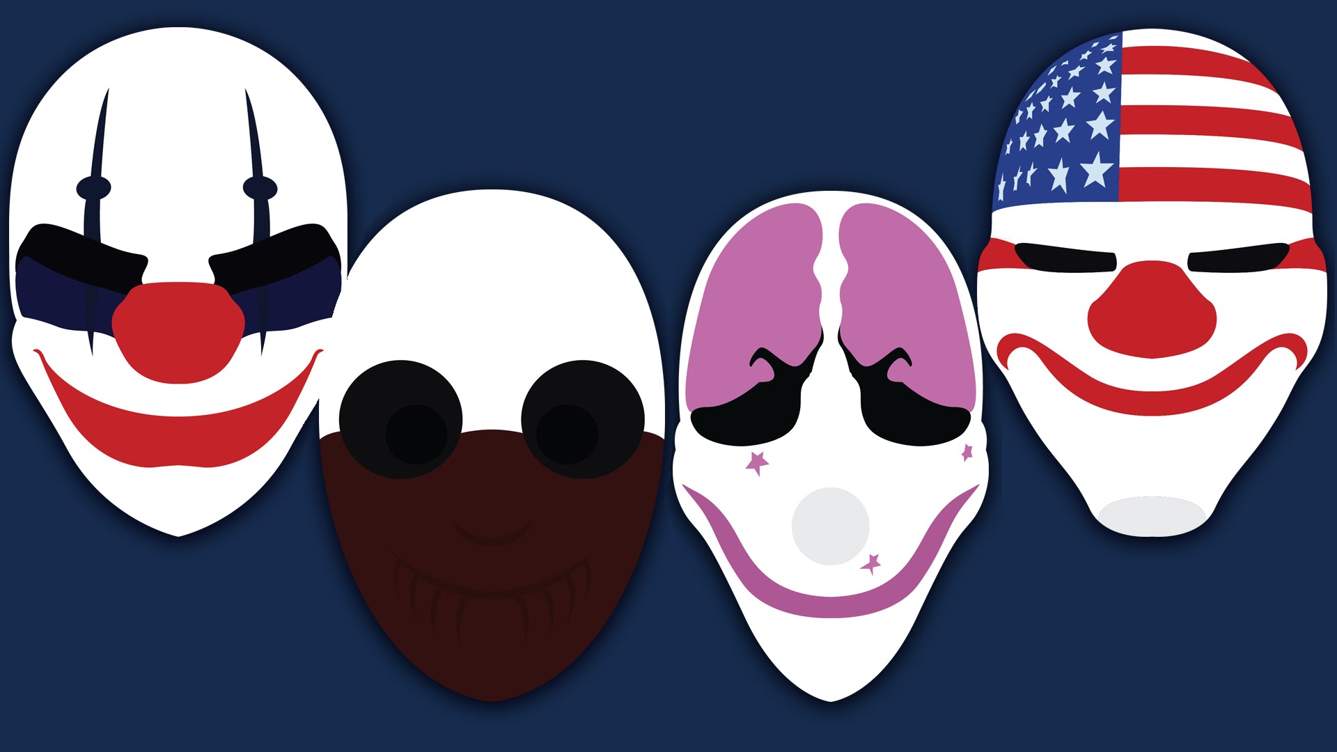 Payday 2 all masks and patterns фото 86