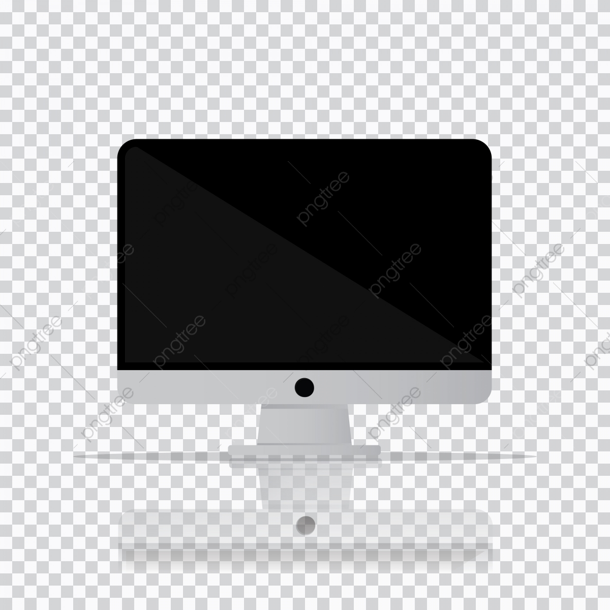 Isolated Desktop Computer Icon Pc Monitor Icon In.