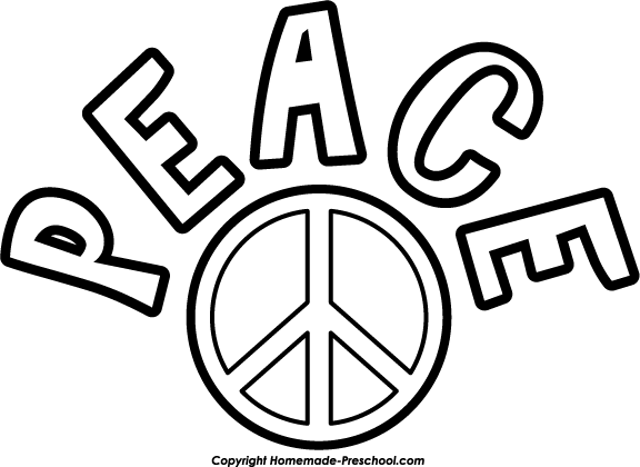 Free Peace Sign Clipart.