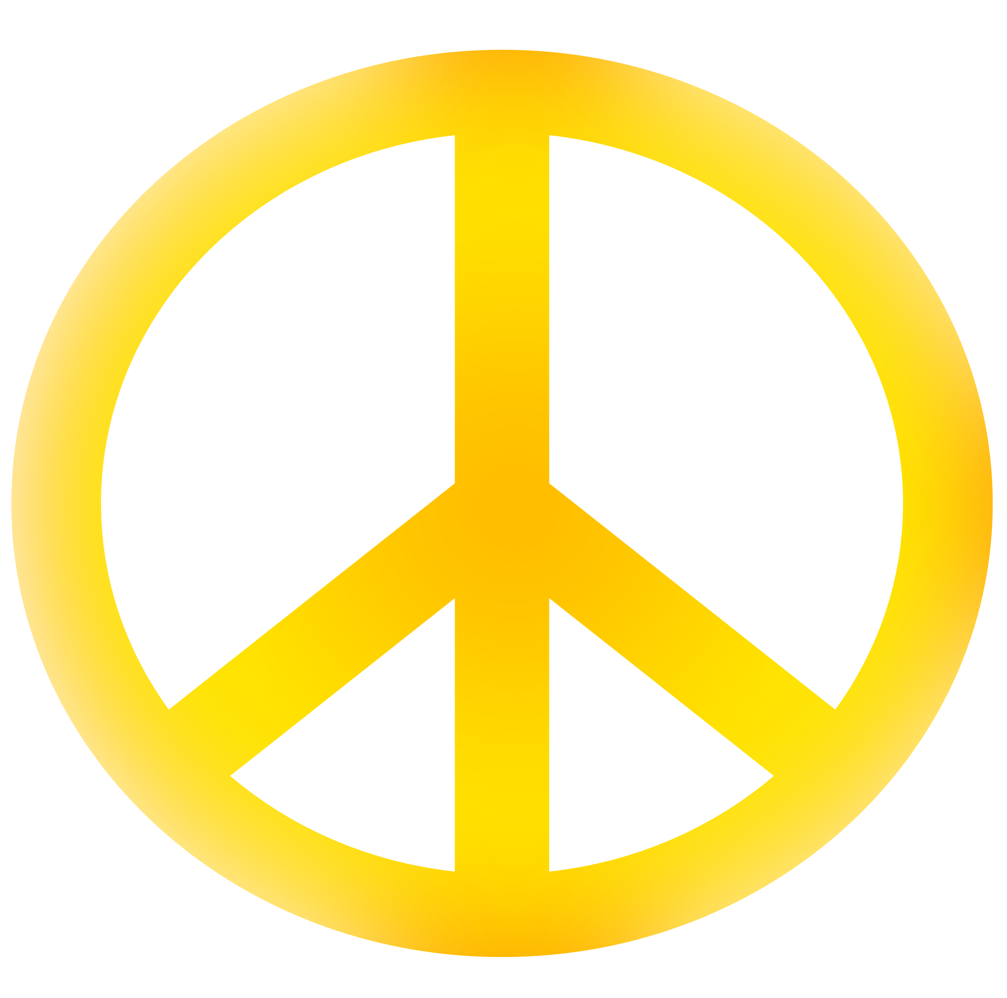 Peace Sign Clip Art Black And White.
