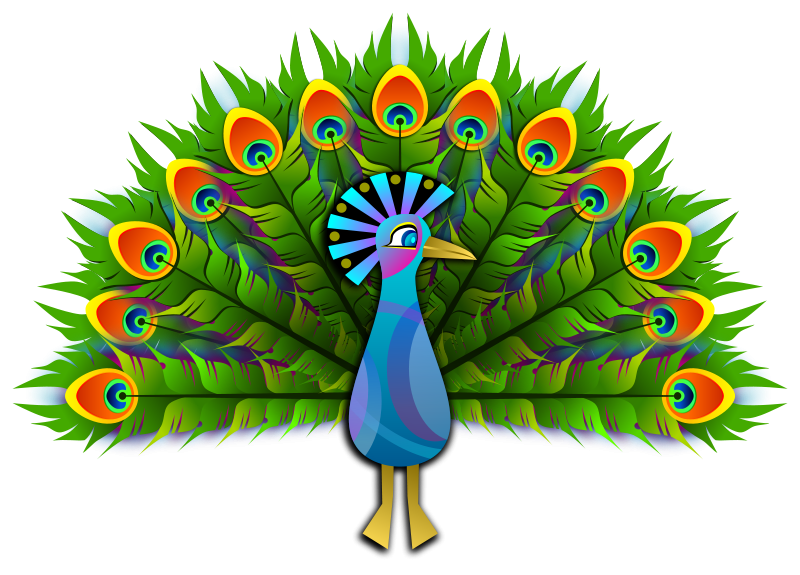 Free Clipart: Peacock.