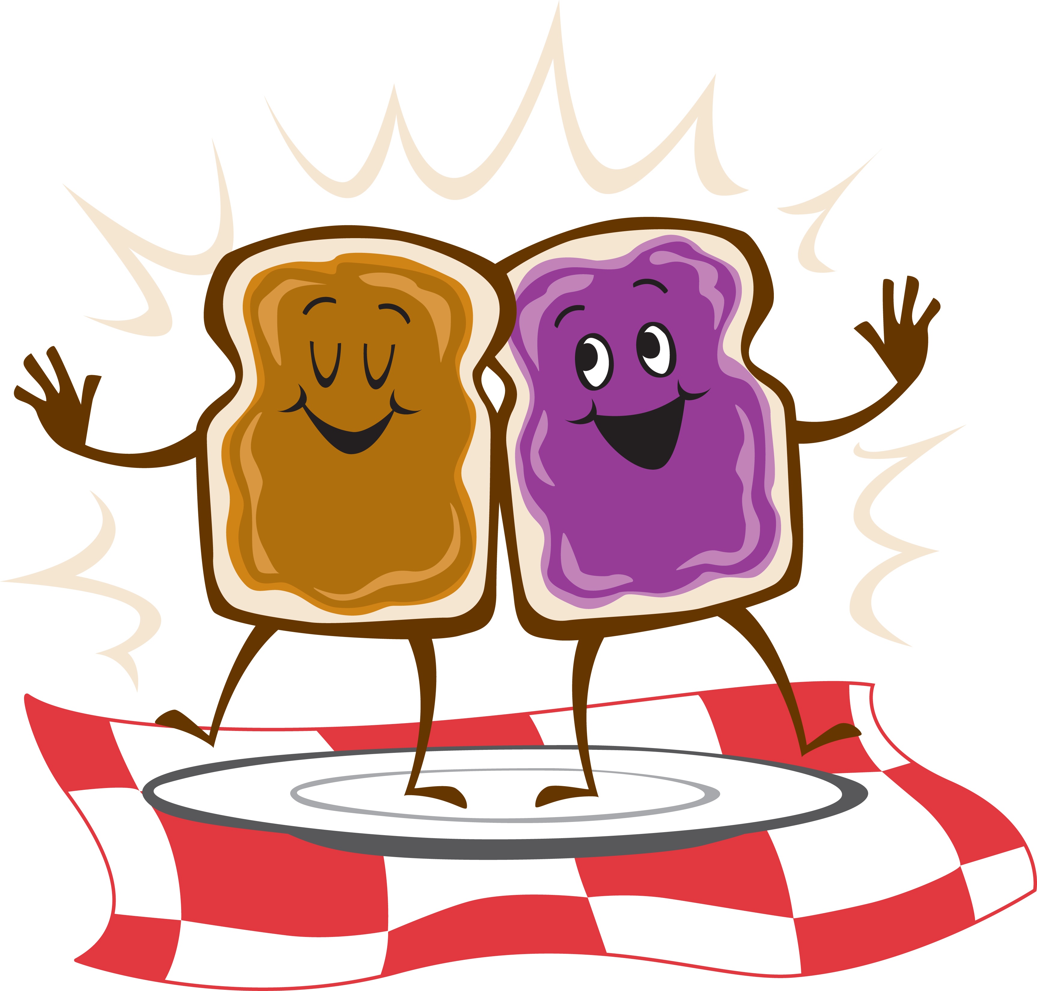 Marketing Peanut Butter Jelly Time clipart free image.