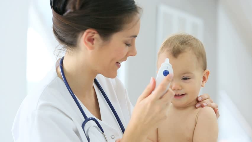 Ear Checkup Stock Footage Video.