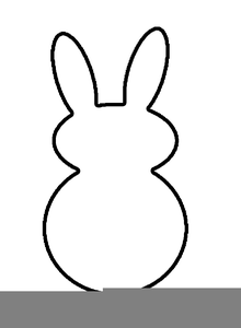 Peep Bunny Clipart.
