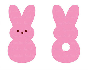 peep bunny pink