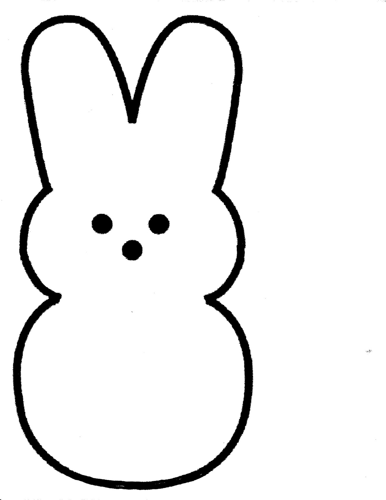 Easter peep clipart.