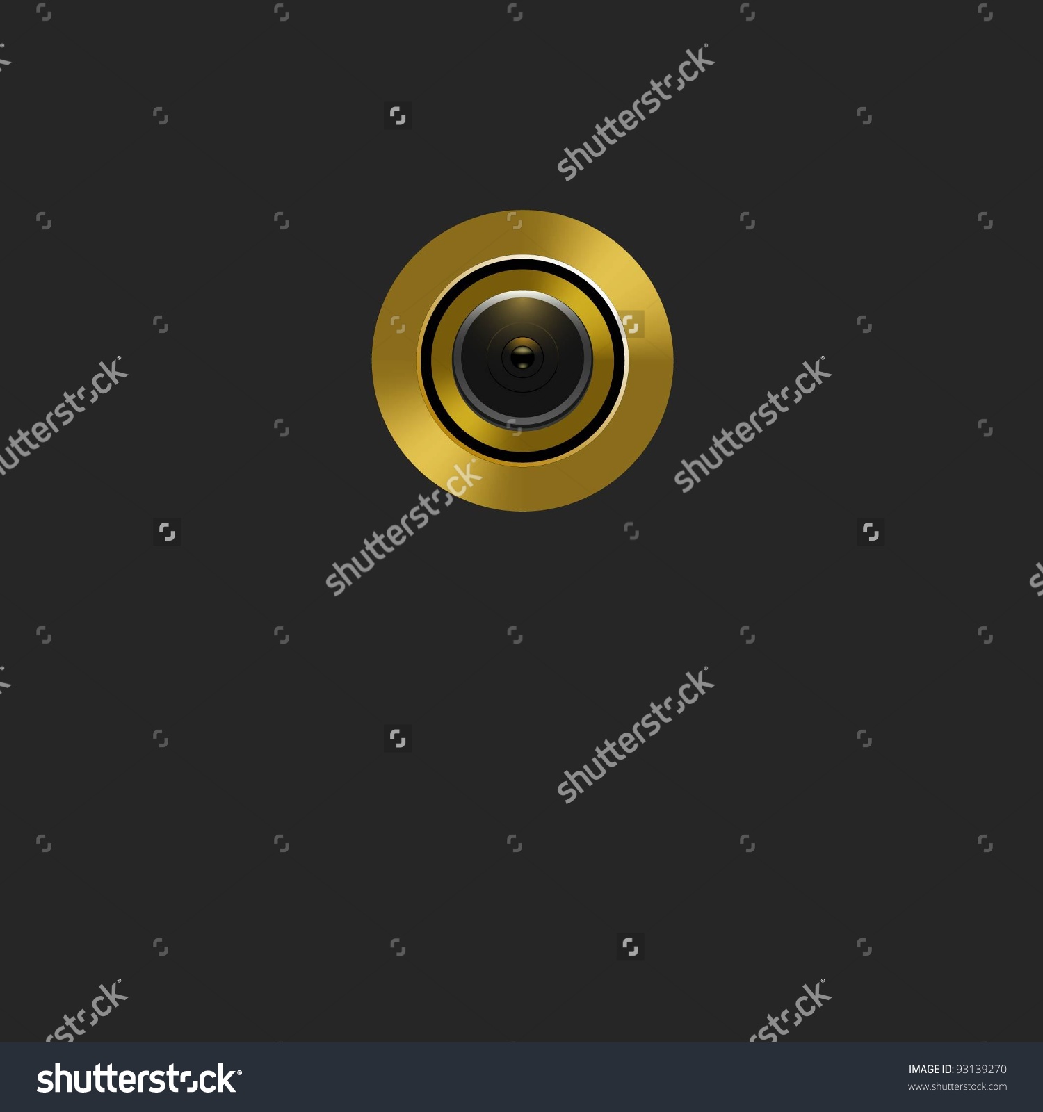 Door Lens Peephole Stock Vector Illustration 93139270 : Shutterstock.