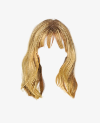 Download Free png Blonde Hair Wig To Pull The Material Free.