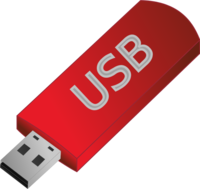 Usb flash drive clipart.