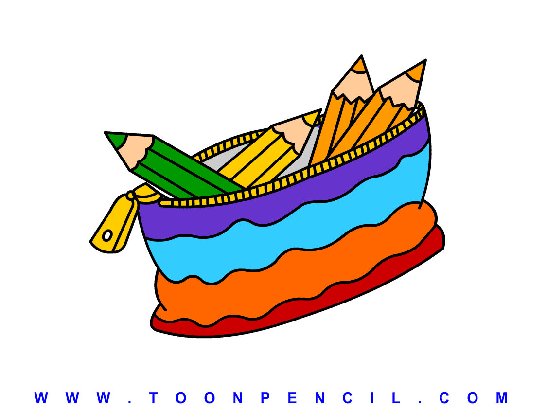 PENCIL CASES CLIPART - 33px Image #3