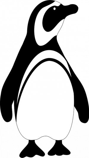 Penguin Clip Art Black And White.