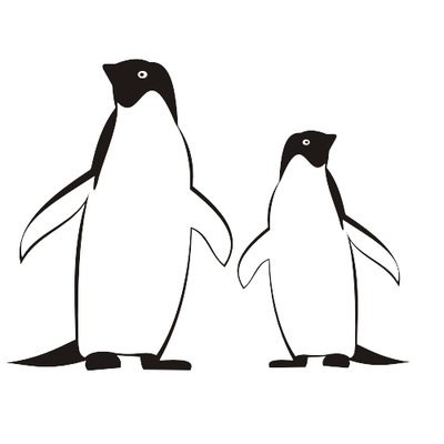 Penguin Clipart Black And White Free.