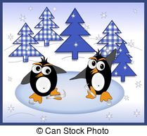 Ice skating penguins Clip Art and Stock Illustrations. 180 Ice.