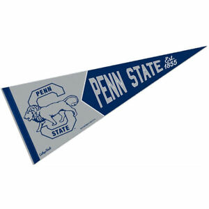 Details about Penn State University Vault, Retro and Vintage Logo Pennant.