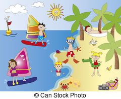 People at beach clipart 4 » Clipart Portal.