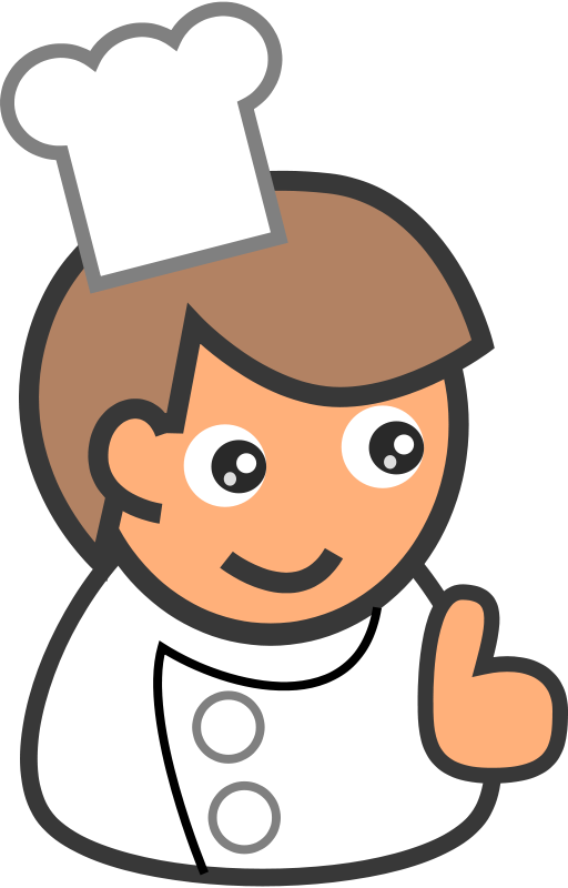Free Clipart: People cook.