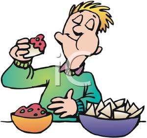 Clip Art People Eating.