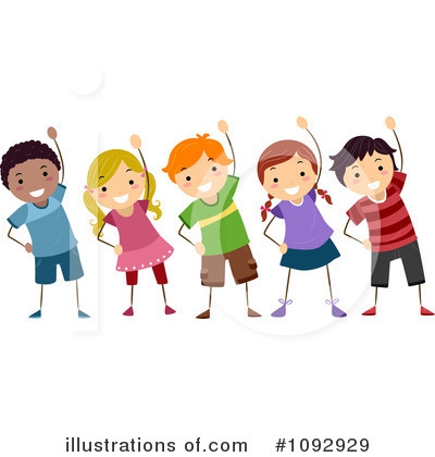 Group People Exercising Clipart#1983322.