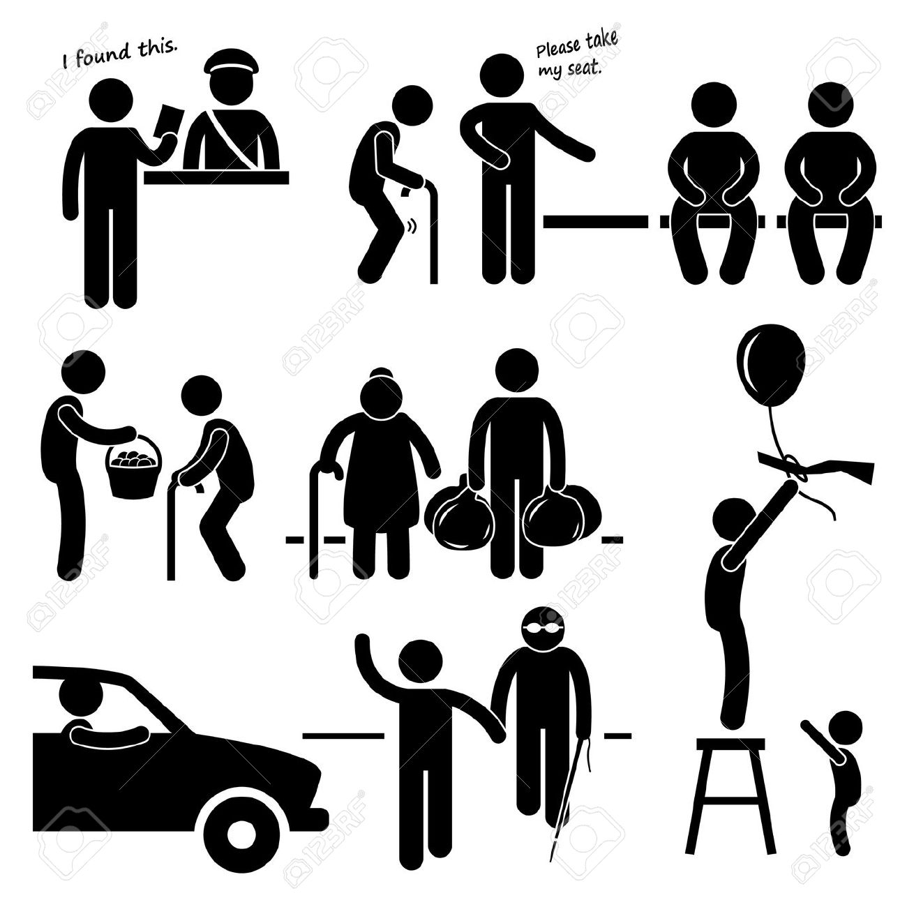 helping people clipart black and white 20 free Cliparts | Download