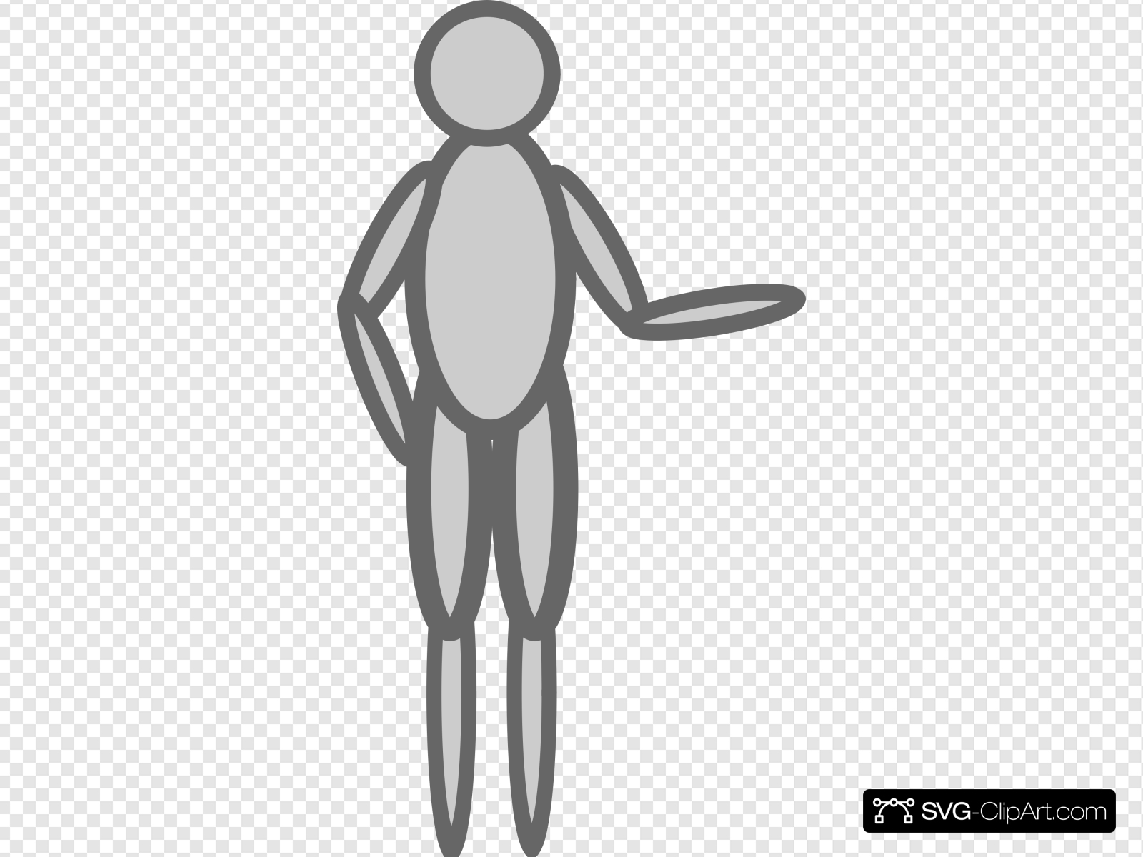 Person With Hands Down Clip art, Icon and SVG.