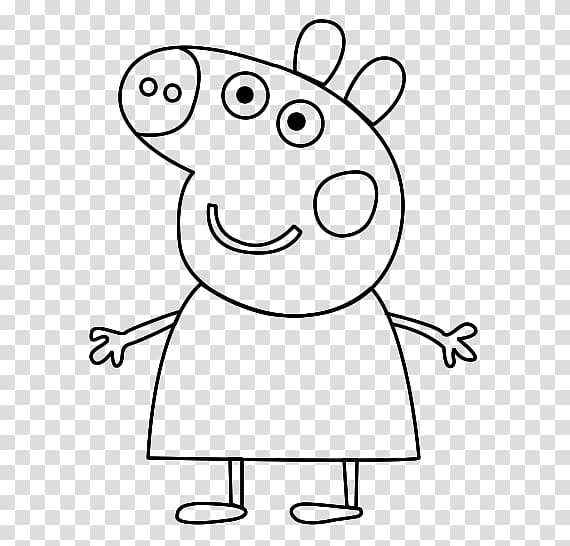 Daddy Pig Drawing Coloring book Mummy Pig, pig transparent.