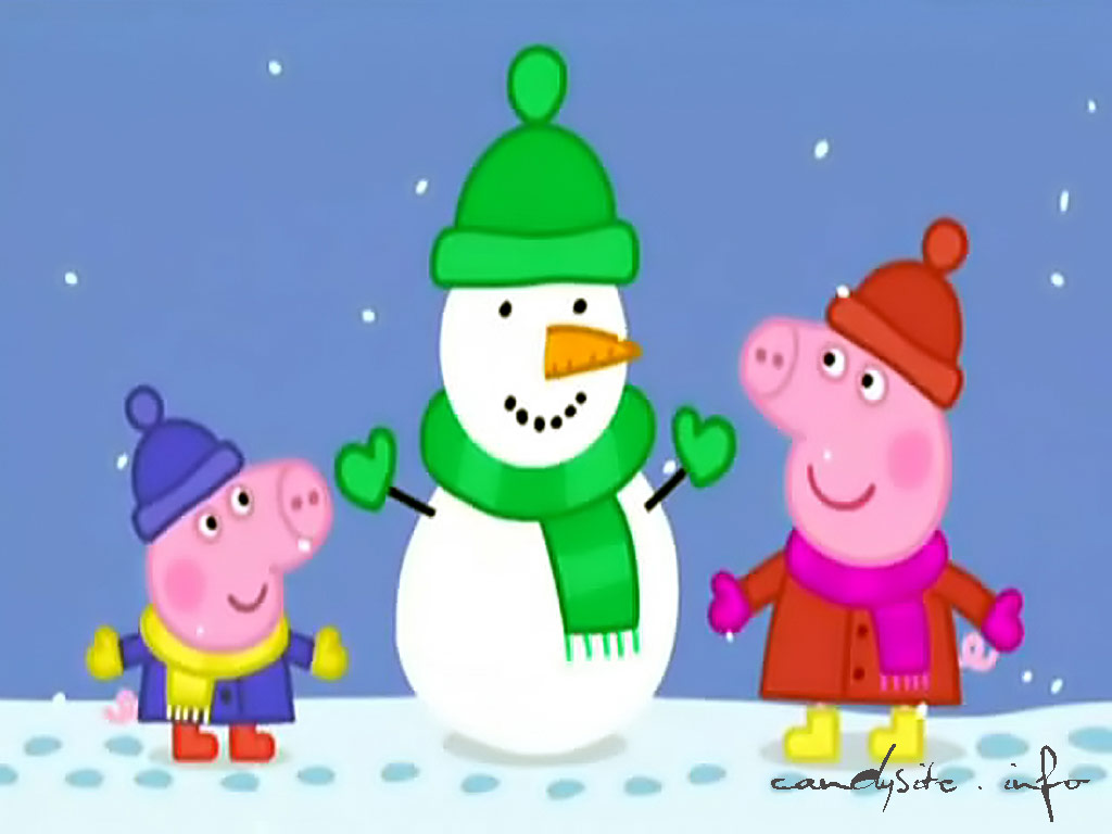 Peppa pig ice skating. Свинка Пеппа новый год. Рождество Пеппы.