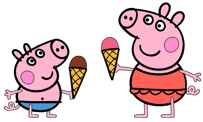 Peppa Pig Clip Art.