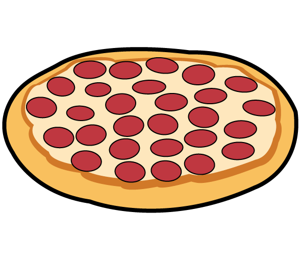 Pepperoni pizza clipart clipart images gallery for free.