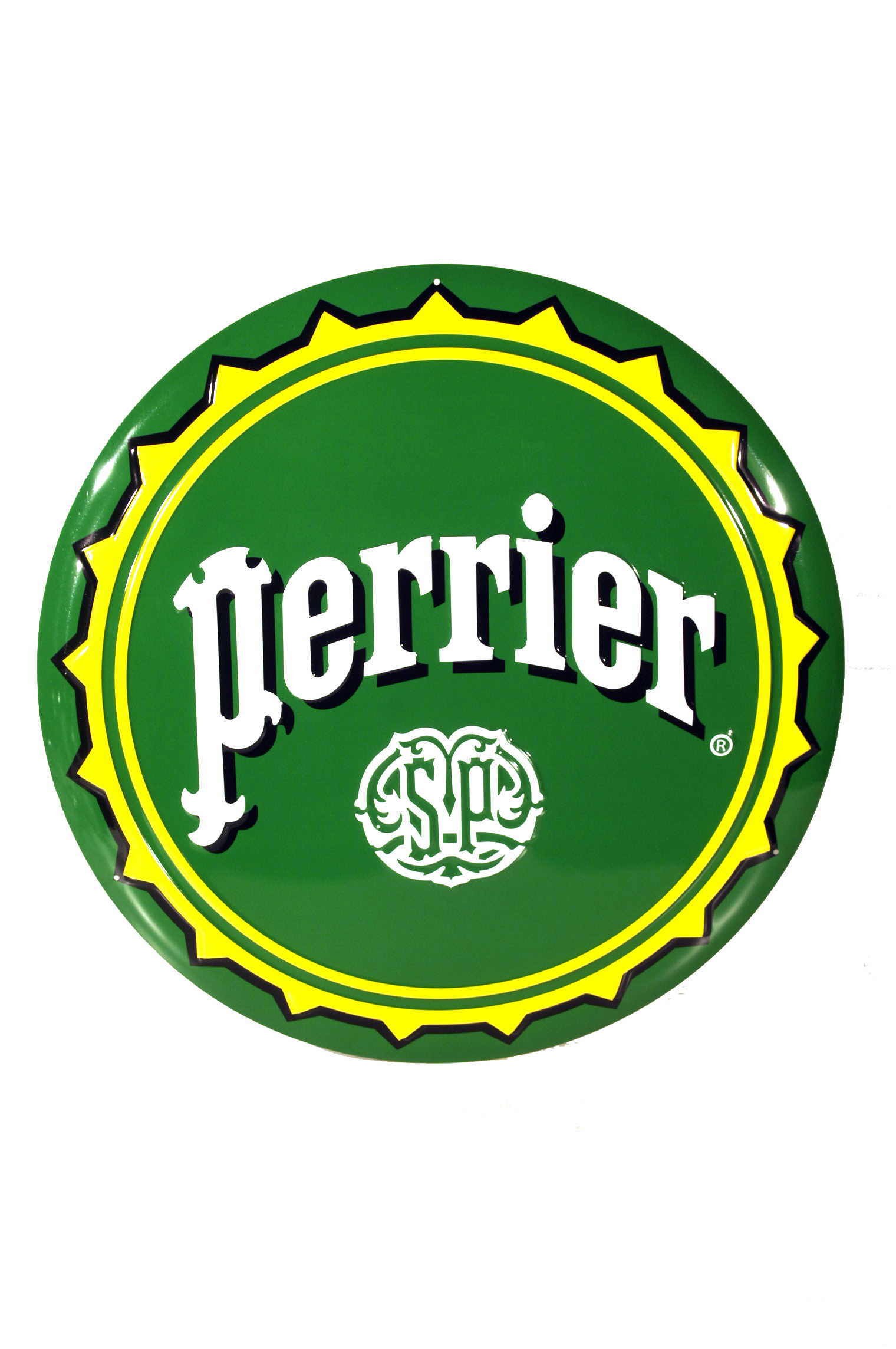 PERRIER LOGO METAL TIN.