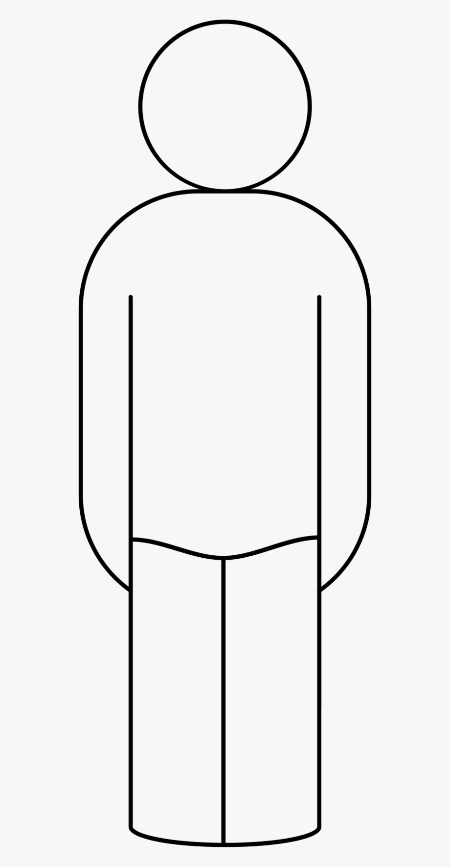 Female User Figure Outline.