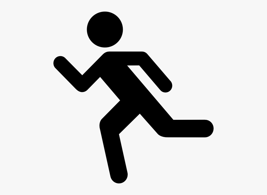 Person Running Clipart.