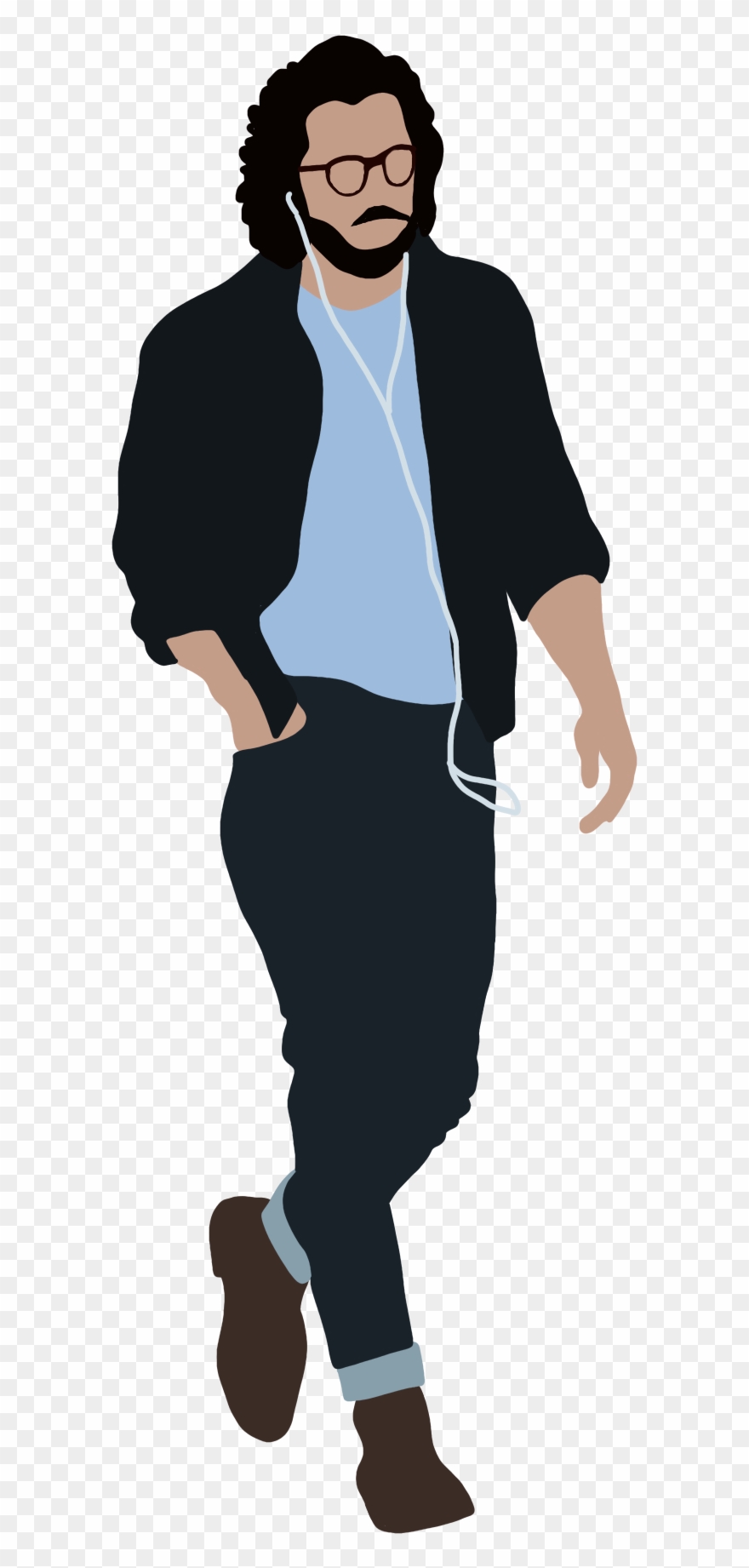People Flat Illustration On Behance People Png, Cut.