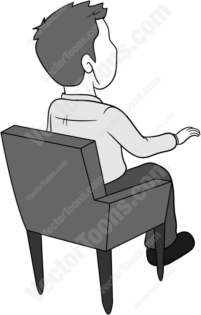 Person In Chair Clipart.