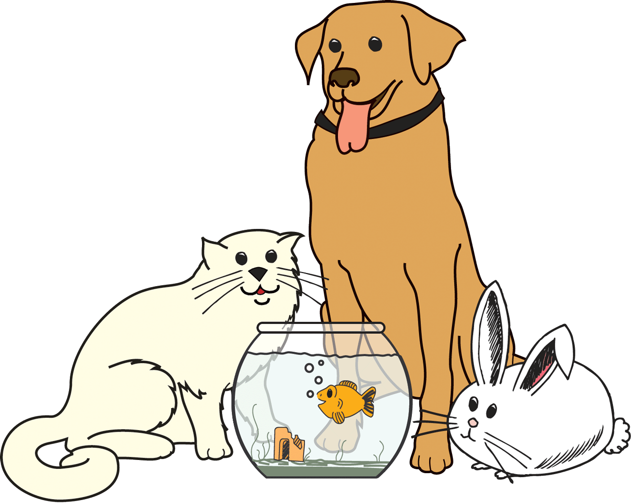 black-and-white-png-pets-transparent-black-and-white-pets-png-images