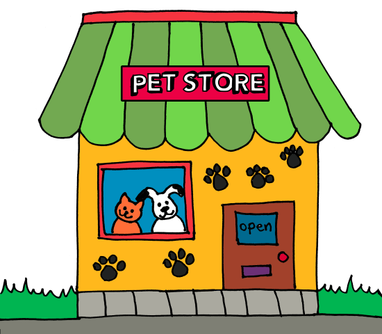 Pet Store Clipart.