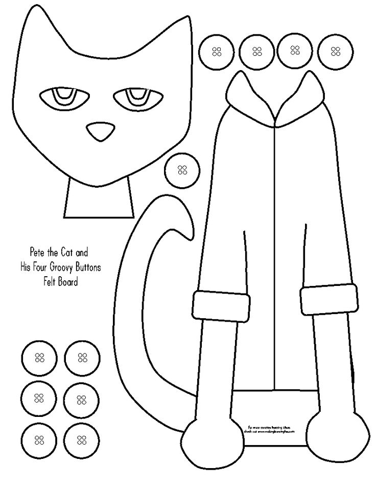 Pete The Cat Eyes Template