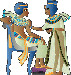 Clip Art of Pharaohs and Queens.