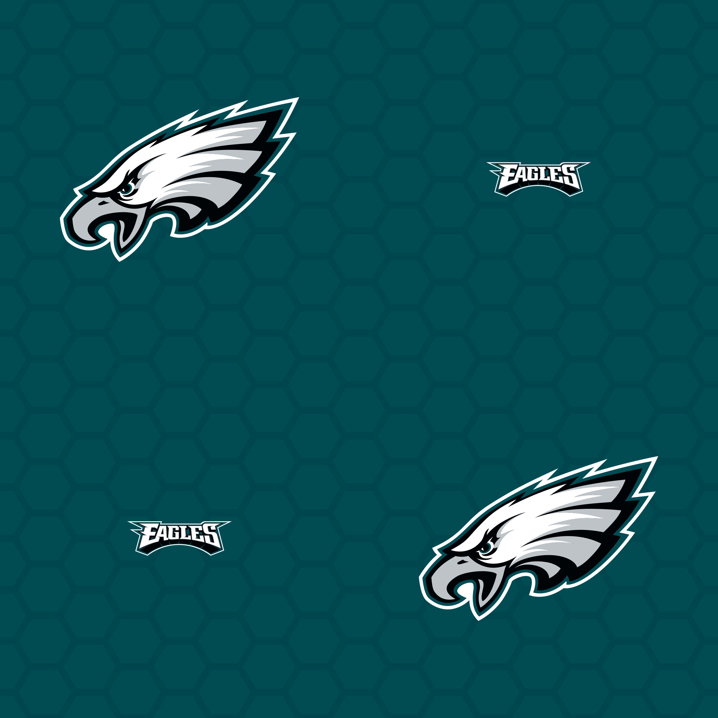 Philadelphia Eagles: Logo Pattern (Green).
