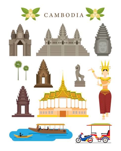 Royal Palace Phnom Penh Clip Art, Vector Images & Illustrations.