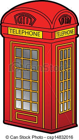 Phone booth clipart.